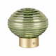 Zelena/zlata LED zatemnitvena namizna svetilka s steklenim senčnikom (višina 14,5 cm) Earl – Trio
