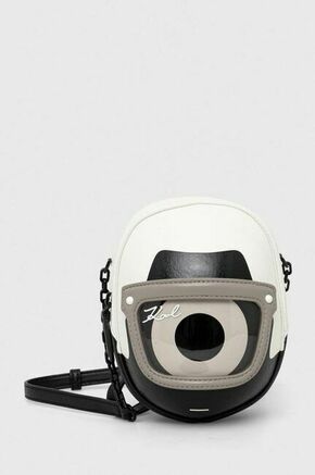 Torbica Karl Lagerfeld x Darcel Disappoints črna barva - črna. Majhna torbica iz kolekcije Karl Lagerfeld. Model na zapenjanje