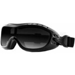 Bobster Night Hawk OTG Gloss Black/Smoke Motoristična Očala