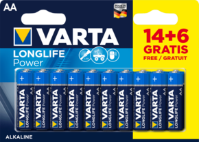 Varta Baterie Longlife Power 14+6 AA 4906121492
