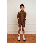 Otroški longsleeve Mini Rodini - rjava. Otroški Longsleeve iz kolekcije Mini Rodini. Model izdelan iz pletenini.