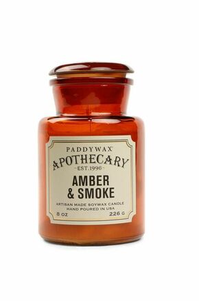 Paddywax dišeča sojina sveča Amber and Smoke - pisana. Dišeča sveča iz kolekcije Paddywax. Model izdelan iz stekla.
