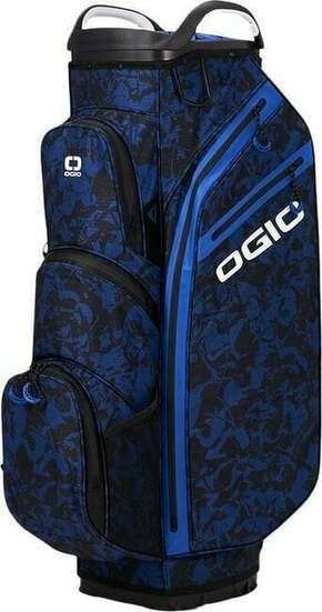 Ogio All Elements Silencer Blue Floral Abstract Golf torba Cart Bag