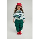 Otroške dežne hlače Reima Kaura zelena barva - zelena. Otroške nepremočljive hlače iz kolekcije Reima. Model izdelan iz enobarvne tkanine. Trpežen model, ki je idealen za slabe vremenske razmere.