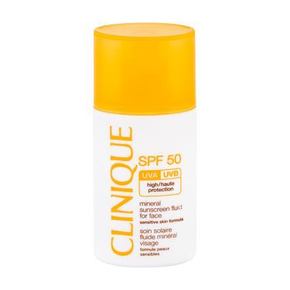 Clinique Sun Care Mineral Sunscreen Fluid For Face mineralni fluid za sončenje obraza 30 ml za ženske