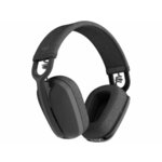 Logitech Zone Vibe 125 slušalke, USB/bluetooth/brezžične, siva/črna, 118dB/mW, mikrofon