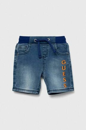Otroške kratke hlače iz jeansa Guess - modra. Otroški kratke hlače iz kolekcije Guess
