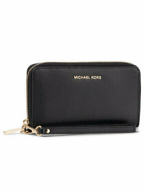 MICHAEL Michael Kors usnjena denarnica - črna. Velika denarnica iz kolekcije MICHAEL Michael Kors. Model izdelan iz naravnega usnja.