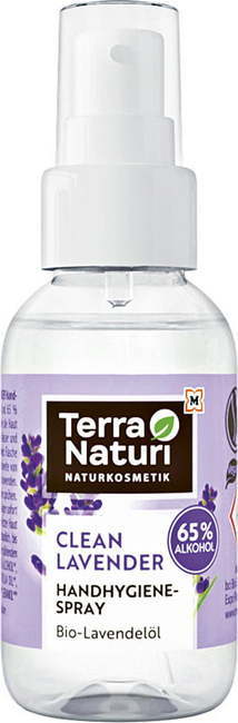 "Terra Naturi Razpršilo za higieno rok Clean Lavender - 50 ml"