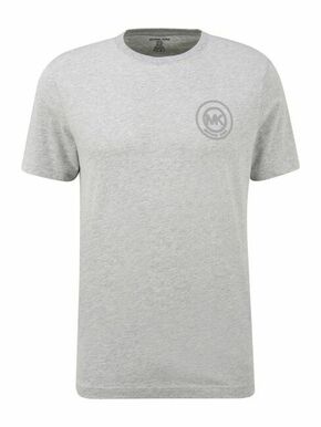 Michael Kors bombažna majica - siva. T-shirt iz zbirke Michael Kors. Model narejen iz tanka