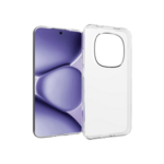 Gumiran ovitek (TPU) za Redmi Note 15 5G, prozoren svetleč