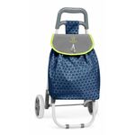 DeCuevas 52089 Zložljiva potovalna torba na kolesih 2021 - modra