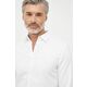 Bombažna srajca Armani Exchange moška, bela barva, - bela. Srajca iz kolekcije Armani Exchange. Model izdelan iz enobarvne tkanine. Ima klasičen, mehek ovratnik.