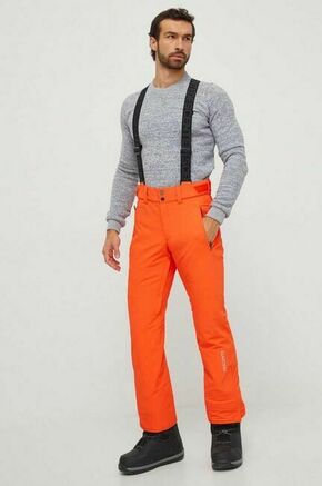 Smučarske hlače Descente Icon oranžna barva - oranžna. Smučarske hlače iz kolekcije Descente. Model izdelan materiala