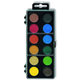 WEBHIDDENBRAND Koh-i-noor akvarelne barve/vodne barve pravokotnik črna 12 barv premer 22,5 mm