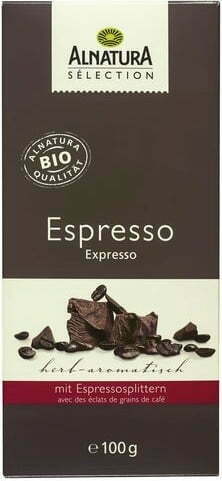 Alnatura Bio Sélection Espresso čokolada - 100 g