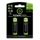 POWERTON AAA (HR03) 1.2V 900 mAh NI-Mh polnilne baterije 2 kosa