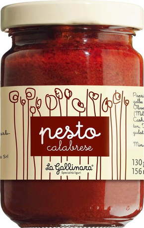 La Gallinara Pesto s papriko in čilijem - 130 g