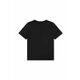 Otroška bombažna kratka majica BOSS črna barva - črna. Otroške kratka majica iz kolekcije BOSS, izdelana iz tanke, elastične pletenine. Model iz izjemno udobne bombažne tkanine, ki je zračna.