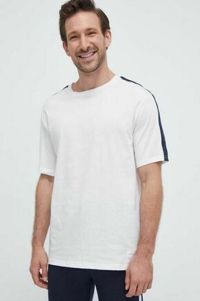 Bombažna kratka majica Tommy Hilfiger bež barva - bež. Kratka majica iz kolekcije Tommy Hilfiger
