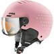UVEX Rocket Junior Visor Pink Confetti 54-58 cm Smučarska čelada