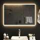 shumee LED kopalniško ogledalo 60x90 cm