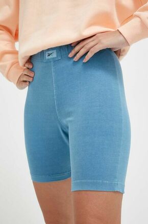 Kratke hlače Reebok Classic ženski - modra. Kratke hlače iz kolekcije Reebok Classic