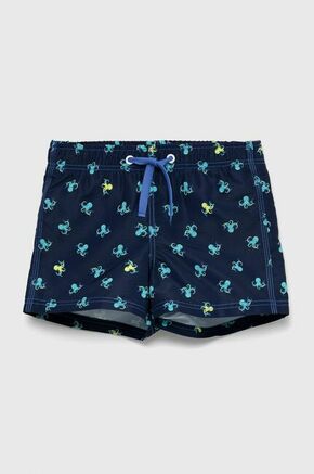 Otroške kopalne kratke hlače United Colors of Benetton mornarsko modra barva - mornarsko modra. Otroško kopalne kratke hlače iz kolekcije United Colors of Benetton. Model izdelan iz tkanini.