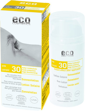 "eco cosmetics Losjon za sončenje ZF 30 - 100 ml"
