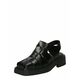 Usnjeni sandali Vagabond Shoemakers Eyra žensko, črna barva - črna. Sandali iz kolekcije Vagabond Shoemakers. Model izdelan iz naravnega usnja.