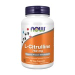 L-citrulin NOW, 750 mg (90 kapsul)
