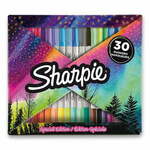 WEBHIDDENBRAND Permanentni marker Sharpie Zložljiv komplet 30 barv