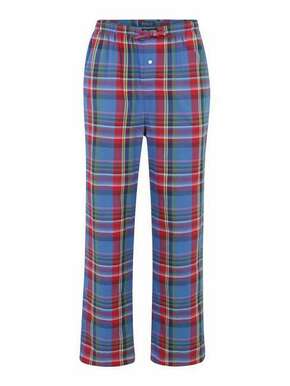 Bombažne pižama hlače Polo Ralph Lauren rdeča barva - pisana. Spodnji del pižame iz kolekcije Polo Ralph Lauren. Model izdelan iz vzorčaste tkanine. Model iz izjemno udobne bombažne tkanine.