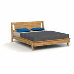 Hrastova zakonska postelja 200x200 cm Retro 2 - The Beds