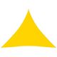 shumee Senčno jadro oksford blago trikotno 4,5x4,5x4,5 m rumeno
