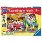WEBHIDDENBRAND RAVENSBURGER Mickey's Club Puzzle 3x49 kosov
