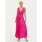 Obleka MAX&amp;Co. roza barva, 2416621074200 - roza. Elegantna obleka iz kolekcije MAX&amp;Co. Model izdelan iz enobarvne tkanine. Model iz mehke in zračne tkanine je idealen za toplejše letne čase.