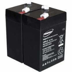 POWERY Akumulator Panasonic LC-R064R5P 6V 5Ah (nadomešča 4Ah 4