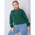BASIC FEEL GOOD Ženska plus velikost majica FLORENTIA temno zelena RV-BL-6317.94_363109 3XL
