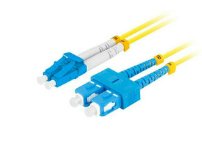 Lanberg optični povezovalni kabel SM SC/UPC-LC/UPC duplex 5m LSZH G657A1 premer 3mm