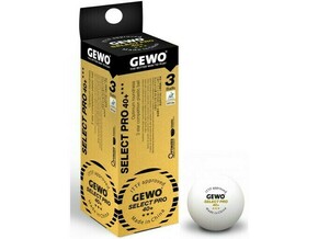 GEWO plastične žogice GEWO Select Pro 40+ *** - 3 žogice