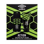 UMBRO Action Set deodorant 150 ml + gel za prhanje 150 ml za moške