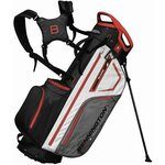 Bennington Tanto 14 Water Resistant Črna-Bela-Siva-Rdeča Golf torba Stand Bag