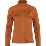 Fjällräven Abisko Lite Fleece Jacket W Terracotta Brown XL Pulover na prostem