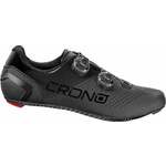 Crono CR2 Road Full Carbon BOA Black 42 Moški kolesarski čevlji