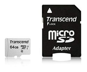 Transcend spominska kartica microSDXC 64GB 300S