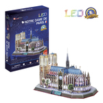 Puzzle 3D Notre Dame de Paris / led - 149 kosov