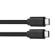 WEBHIDDENBRAND Podatkovni in polnilni kabel USB Type-C z USB Type-C, 100 cm, črn
