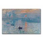 Stenska reprodukcija na platnu Claude Monet Sunrise, 70 x 45 cm