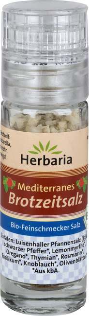 Herbaria Bio mediteranska sol - mini mlinček - 15 g